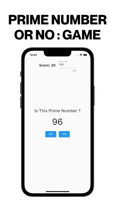 Ảnh chụp màn hình của Prime Number or No:Simple Game