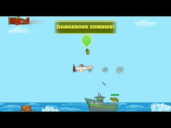 Zombie Planes World War Battle iPad  Screenshots