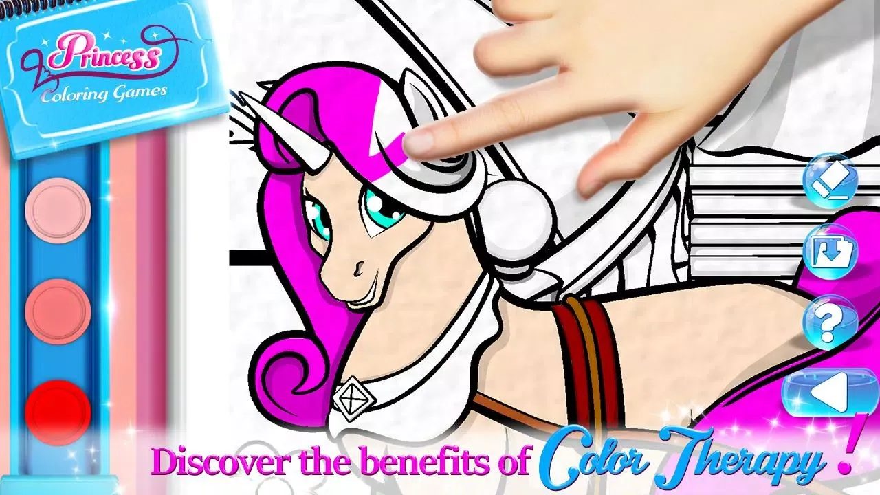 Tangkapan layar Princess Coloring Book Games Free