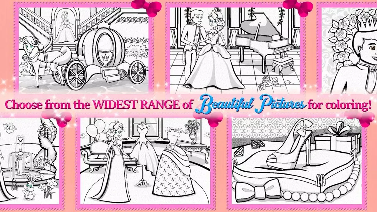 Tangkapan layar Princess Coloring Book Games Free