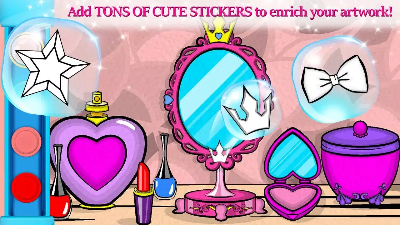 Tangkapan layar Princess Coloring Book Games Free