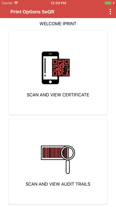 Print Options SeQR Scan應用截圖