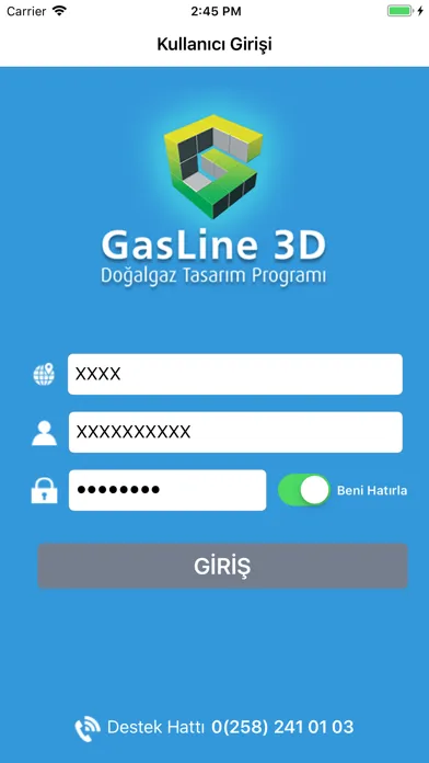 ภาพหน้าจอของ Gasline Mobil Randevu