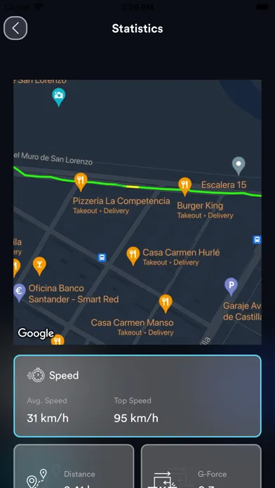 PRO BIKE Sensor Screenshots