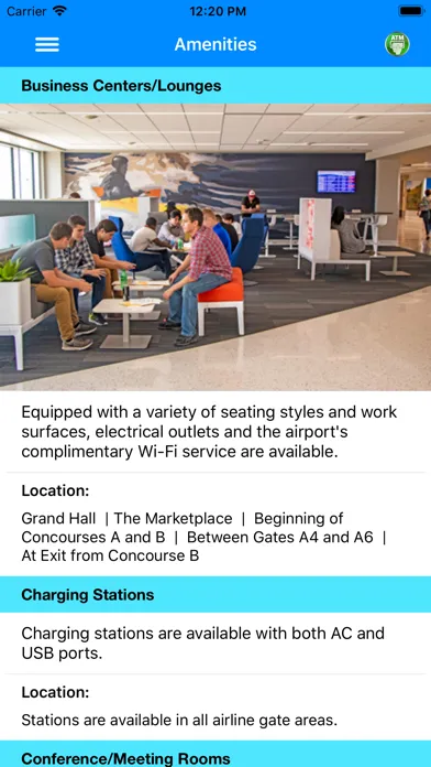 Capturas de tela do Gerald R. Ford Airport