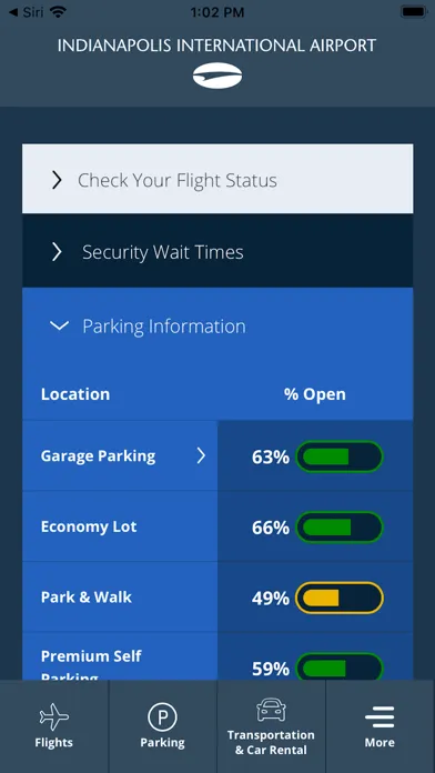 Indianapolis Intl. Airport應用截圖