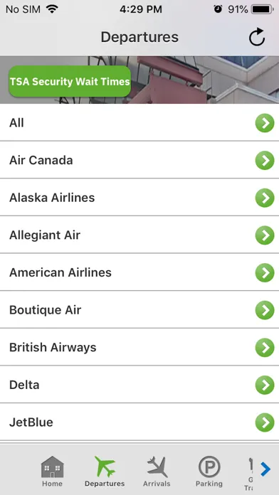 Pittsburgh Int'l Airport應用截圖