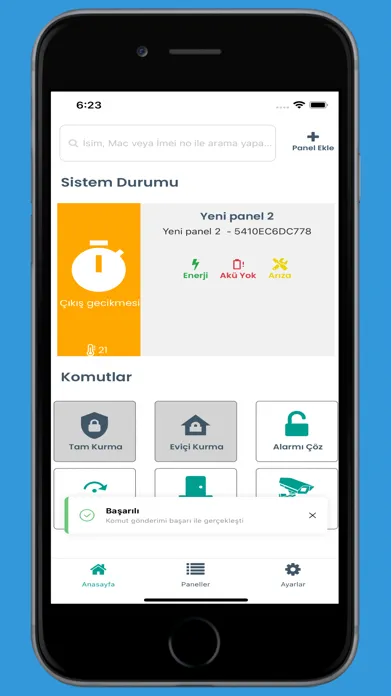 Alarm Panelim PRO Screenshots
