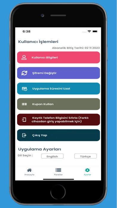 Alarm Panelim PRO Screenshots