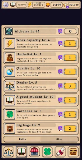 Скриншоты Potion shop: Alchemy Simulator