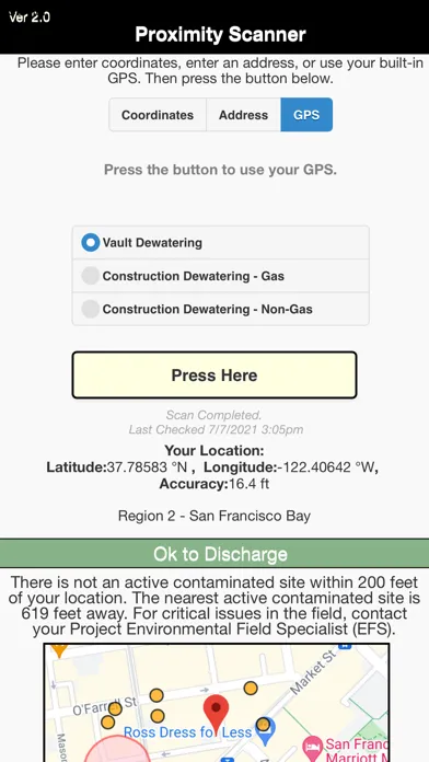 Proximity Scanner Screenshots
