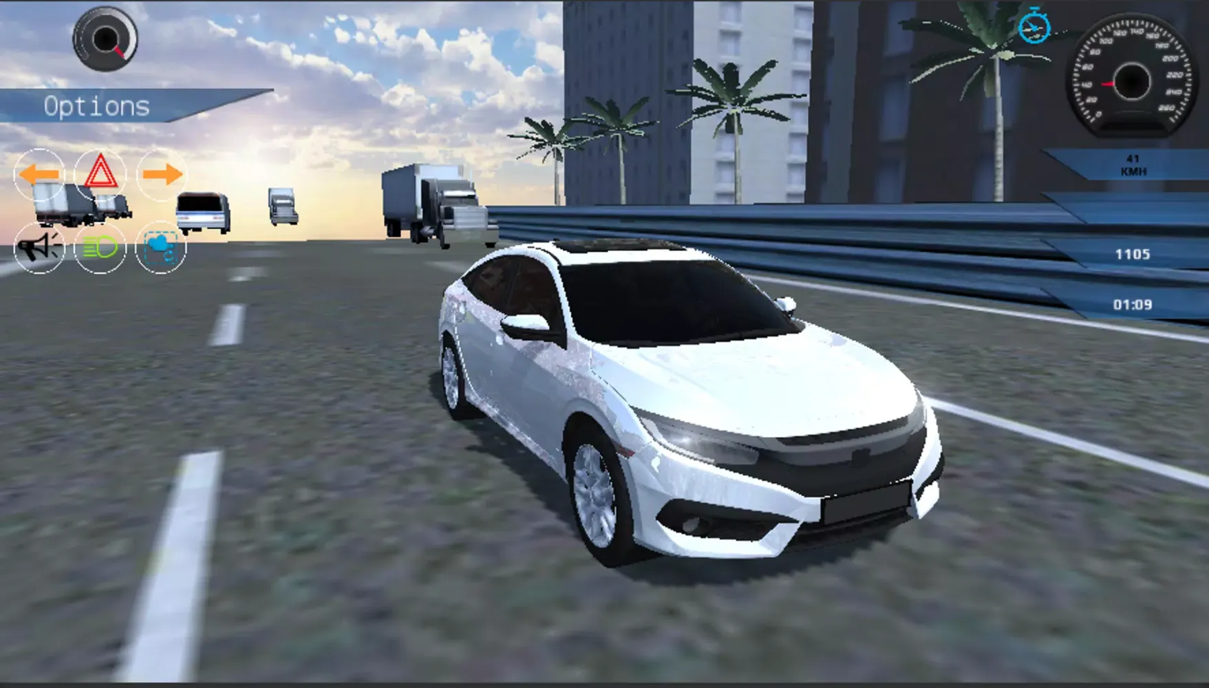 Honda Civic Car Drive Game应用截图