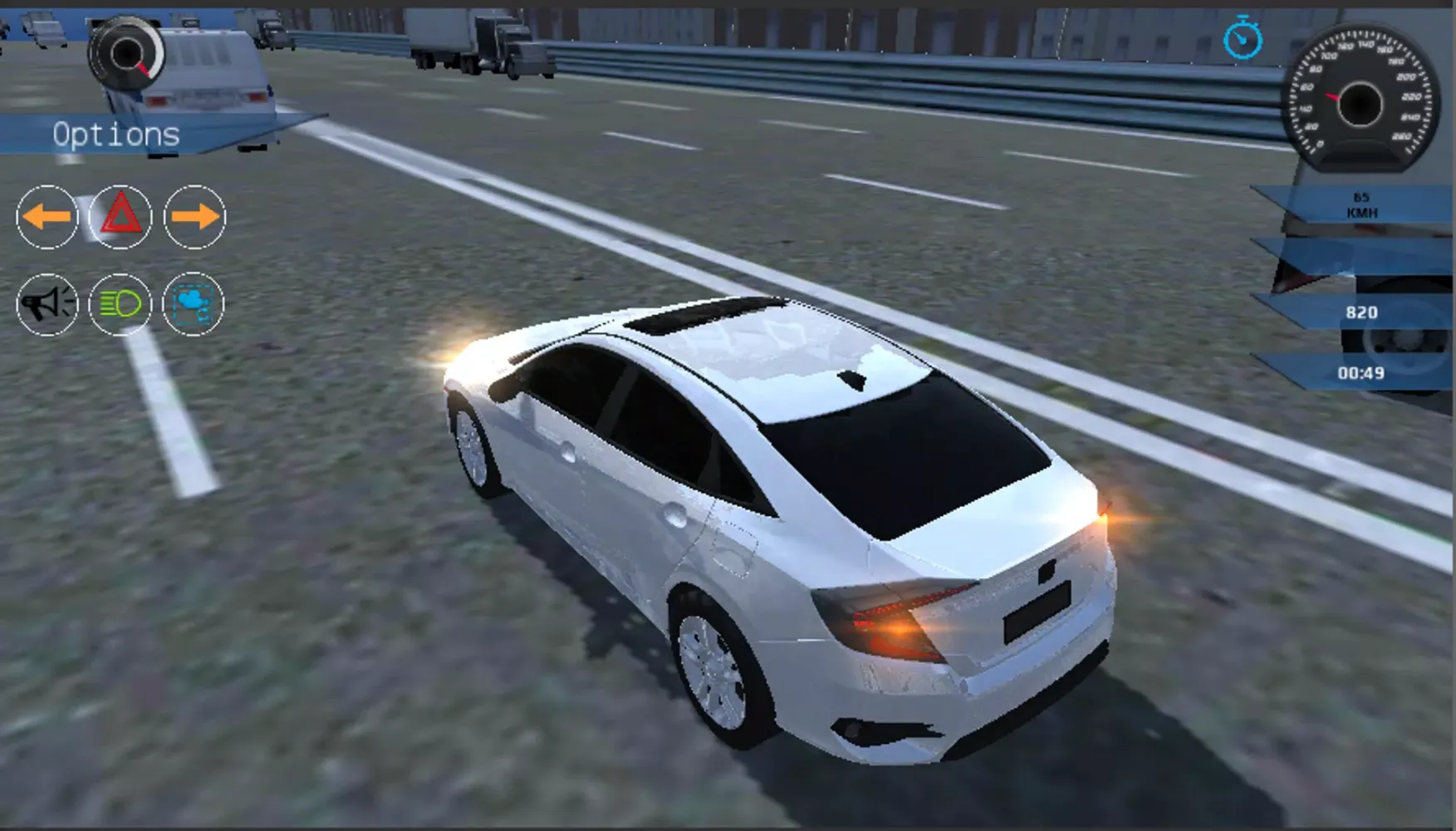 Honda Civic Car Drive Game应用截图