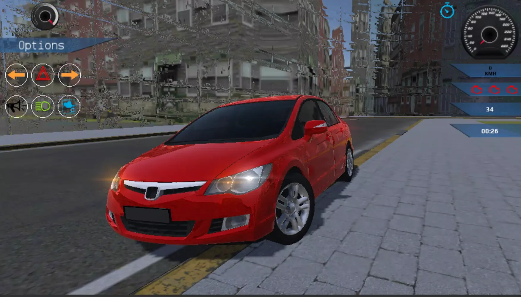 Honda Civic Car Drive Game应用截图