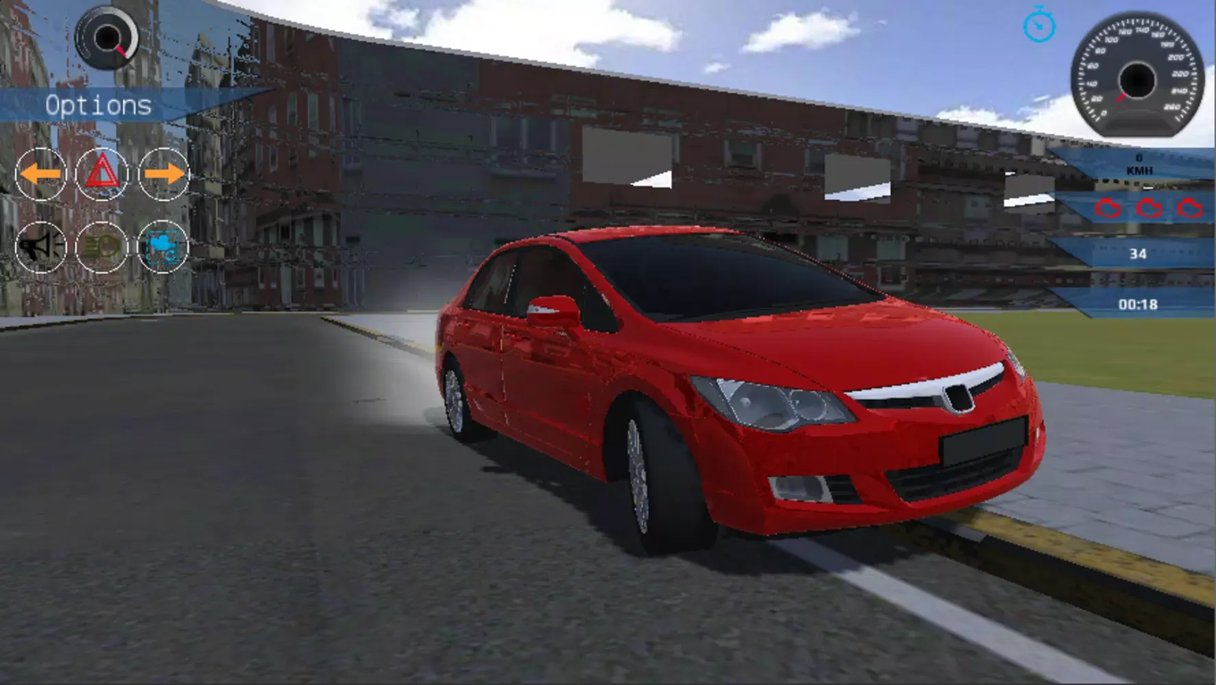 Honda Civic Car Drive Game应用截图
