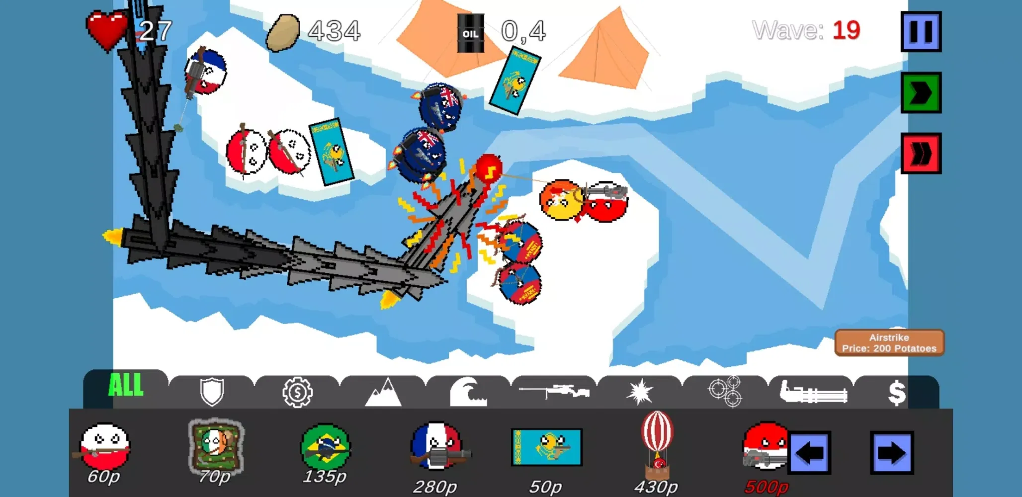 Countryballs: Tower Defense 스크린샷