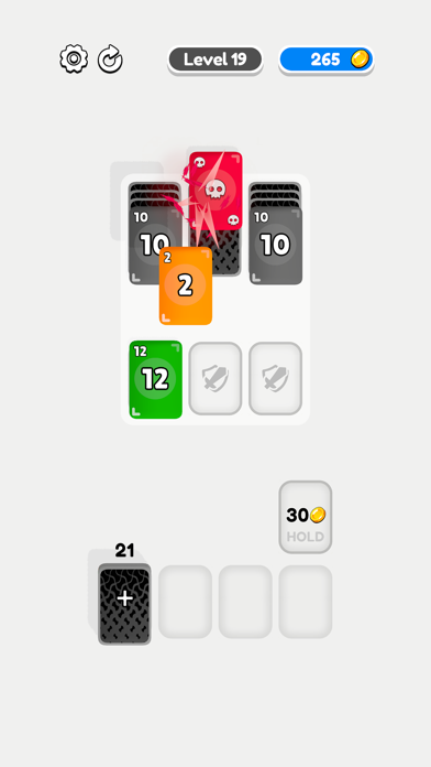 Capturas de tela do Clash Cards