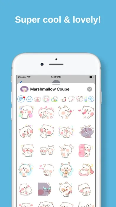 Tangkapan layar Marshmallow Coupe