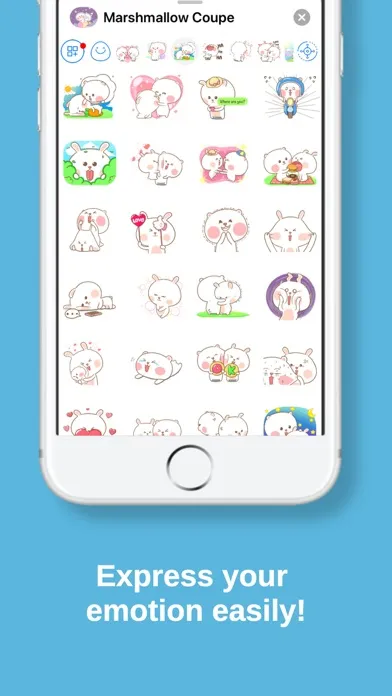 Tangkapan layar Marshmallow Coupe