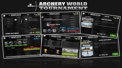 Tangkapan layar Archery World Tournament