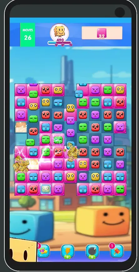 Match3: Fun Emoji Smile سکرین شاٹس