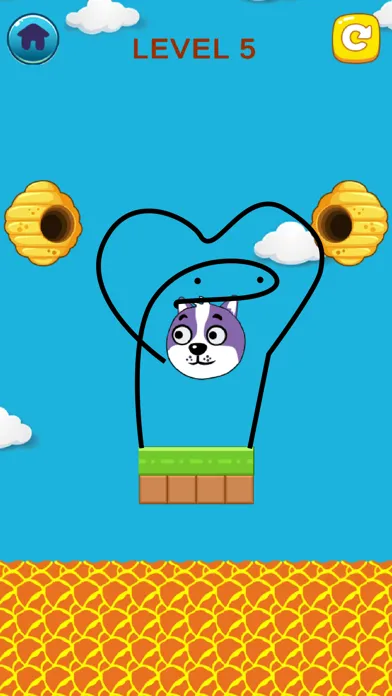 Screenshot di Save Doggie Puzzle Game