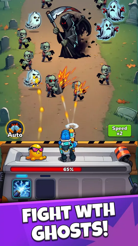 Zrzuty ekranu Ghosts and Heroes: Idle TD