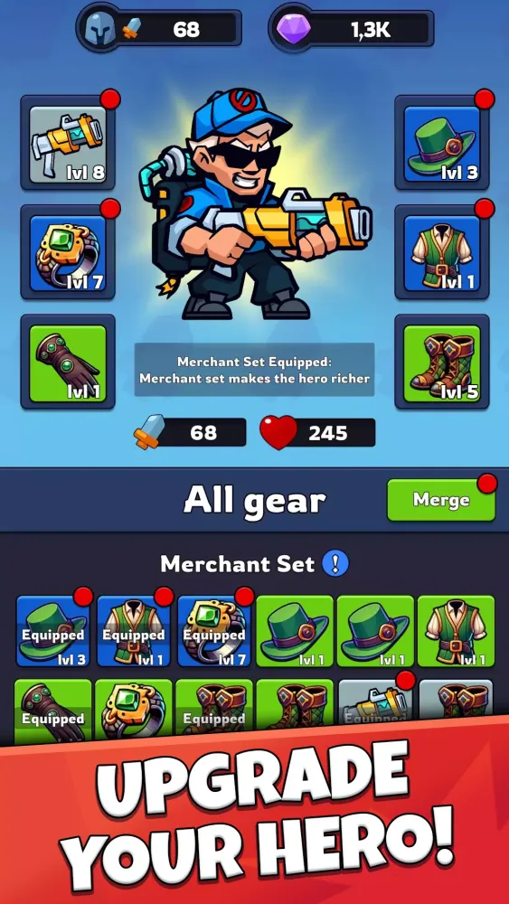 Zrzuty ekranu Ghosts and Heroes: Idle TD