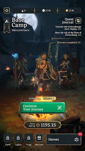Tangkapan layar Idle Dungeon Raiders