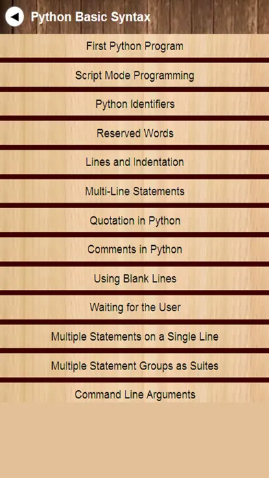 Python programming Tutorial Screenshots