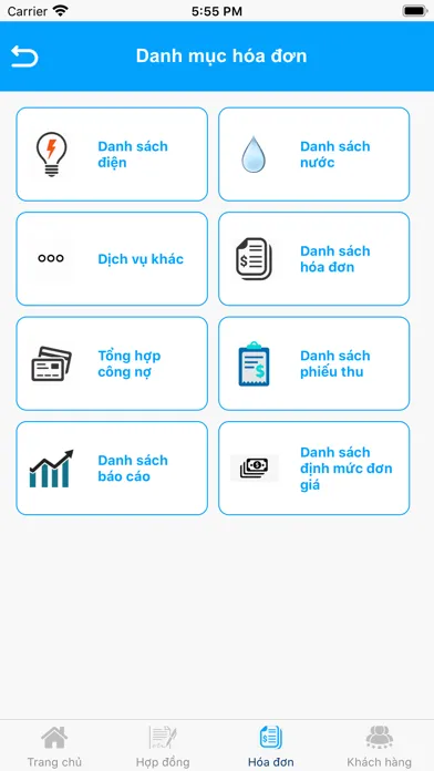 Ảnh chụp màn hình của Quản Lý Khu Trọ
