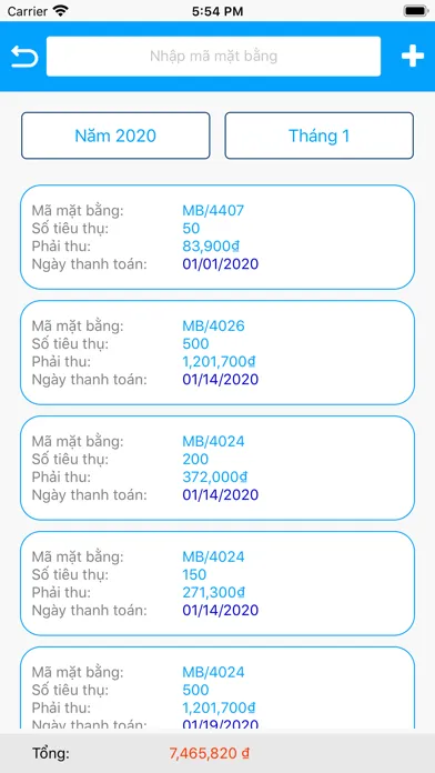 Ảnh chụp màn hình của Quản Lý Khu Trọ