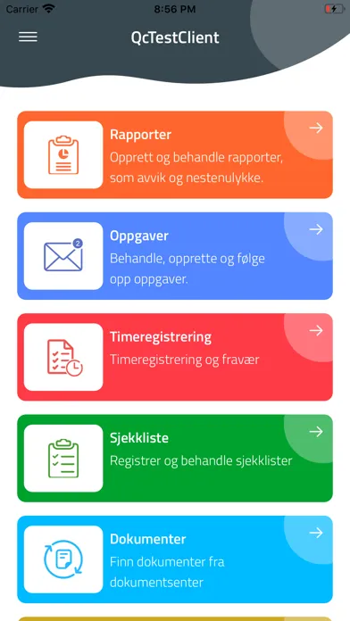 Ảnh chụp màn hình của QualiCost Reports