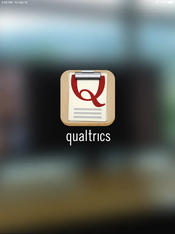 Capturas de tela do Qualtrics Surveys iPad 