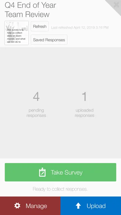 Capturas de tela do Qualtrics Surveys