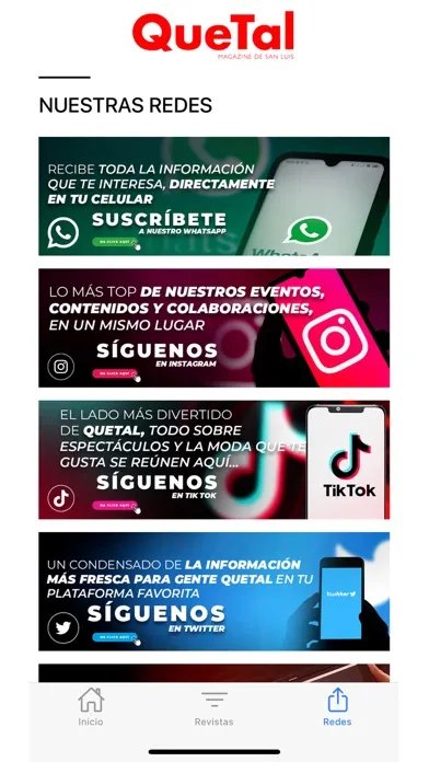 QueTal Magazine de San Luis Ekran Görüntüleri