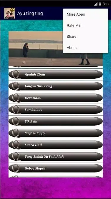Lagu Apalah Cinta + Ayu Ting Screenshots