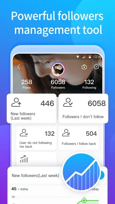 Captures d'écran de Repost&Follower for Instagram