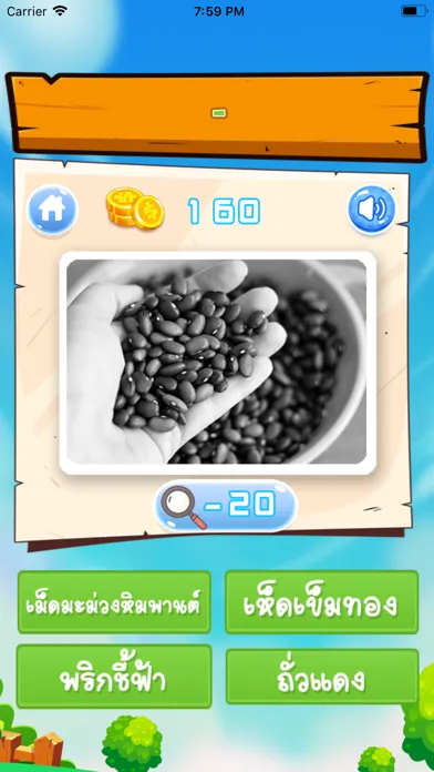 เกมทายชื่อผัก คำศัพท์และเสียง স্ক্রিনশট