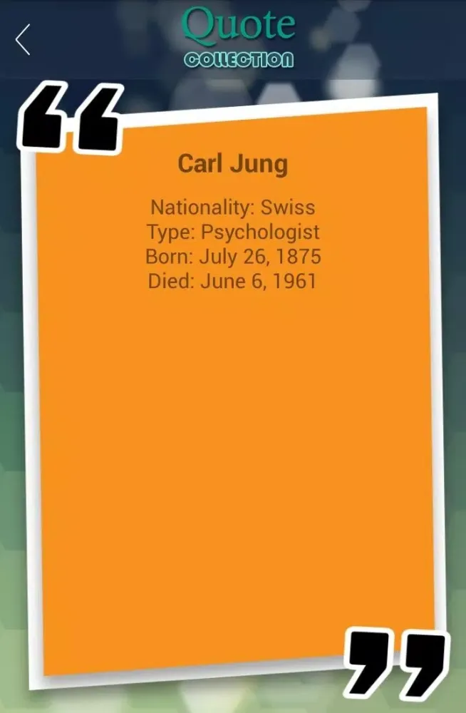 Carl Jung Quotes Collection স্ক্রিনশট