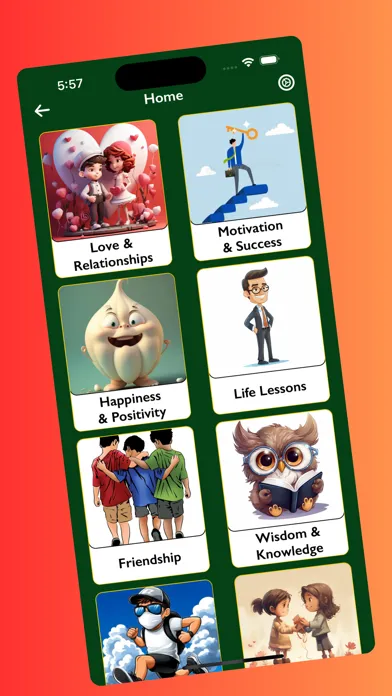 ภาพหน้าจอของ QuotifyLife Lines