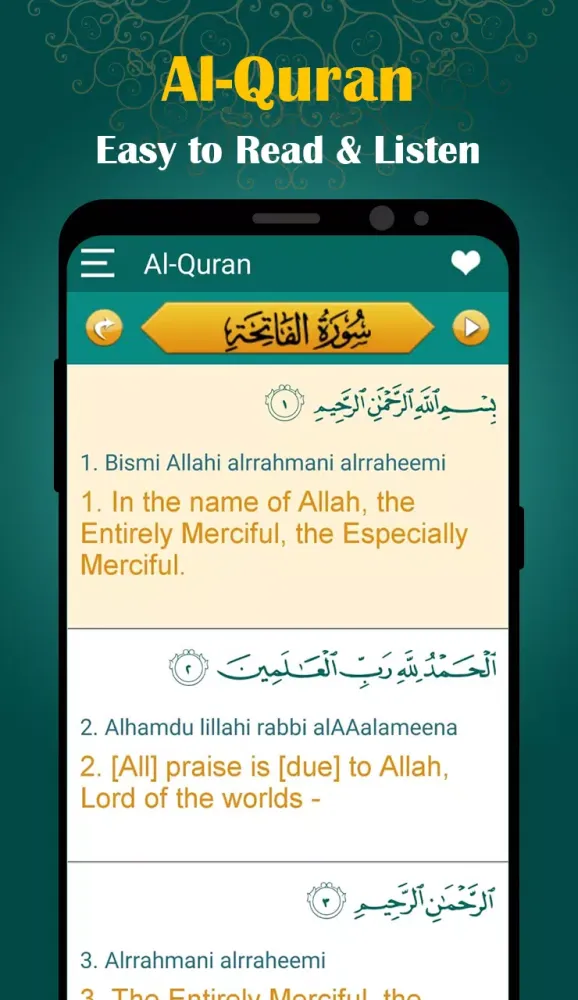 Quran with Translation& Audio應用截圖