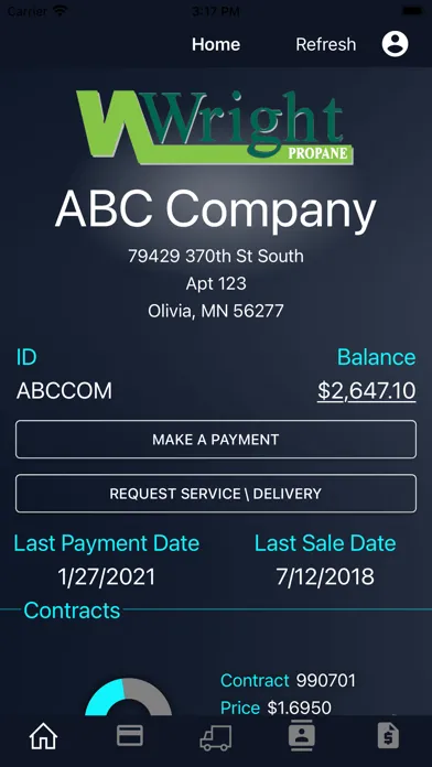 Wright Propane Screenshots