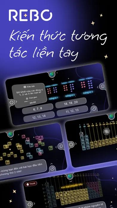 Ảnh chụp màn hình của Rebo Hóa học 3D & AR