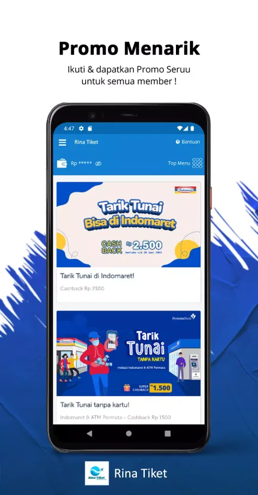 Captures d'écran de Rina Tiket