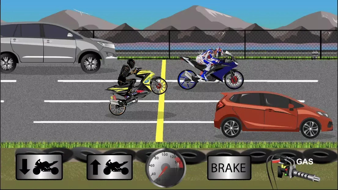 Indonesia Drag Bike Racing Screenshots