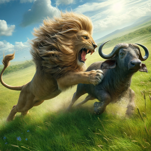 Lion family jungle Simulator