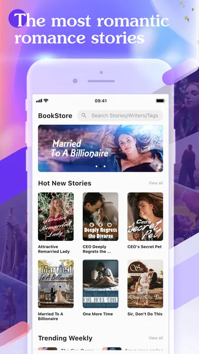 Capturas de pantalla de Rovel-romance novel & fiction