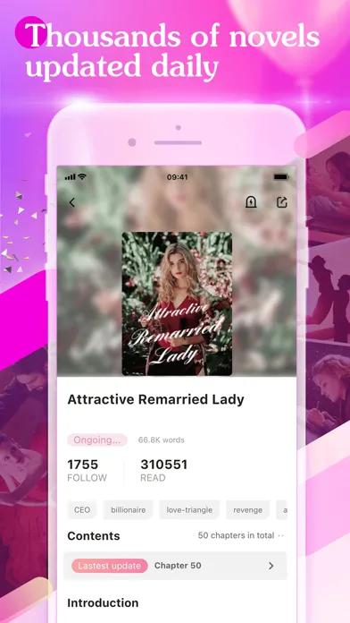 Capturas de pantalla de Rovel-romance novel & fiction