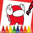 Red Solo Game Coloring Book